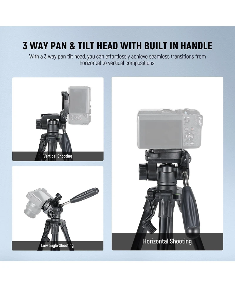 Neewer TP02 Camera Tripod with 13.2lb
