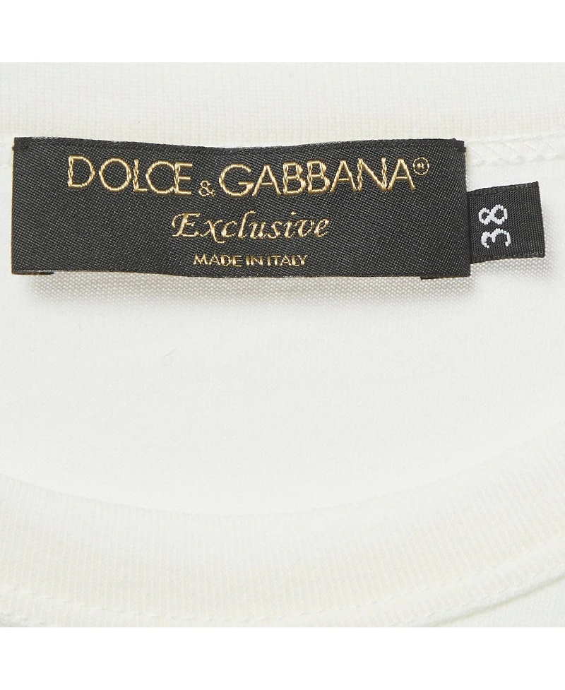 Pre-Owned Dolce & Gabbana Women's Pre-Owned Dolce and Gabbana Moscow Graphic Print Jersey T-Shirt