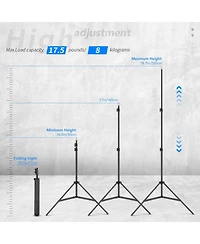 Neewer Photography Light Stand with 6.6feet, 200cm, 17.6lb