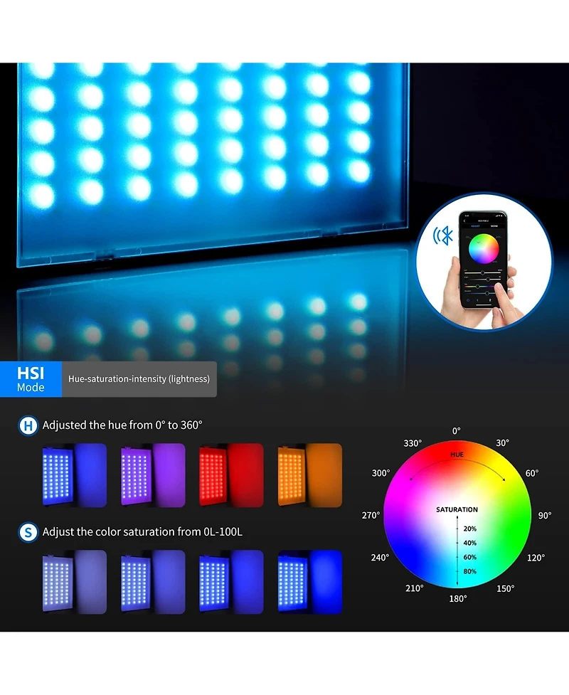 Neewer Rgb-P280 Camera Tripod with CRI97, Rgb