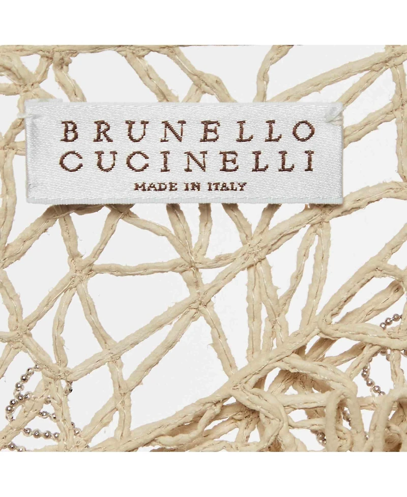 Pre-Owned Brunello Cucinelli Women's Lace Floral Applique Sheer Top