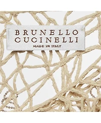 Pre-Owned Brunello Cucinelli Women's Lace Floral Applique Sheer Top