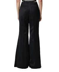 Pcfg Women's Shiny Woven Flare-Leg Pants