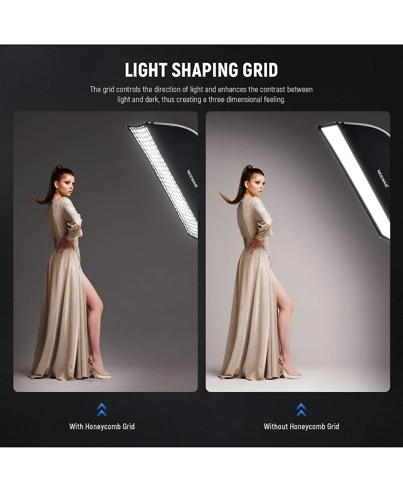 Neewer NS17S Softbox with 12" for Godox Aputure 120d Video Lights Q4 Studio Flash