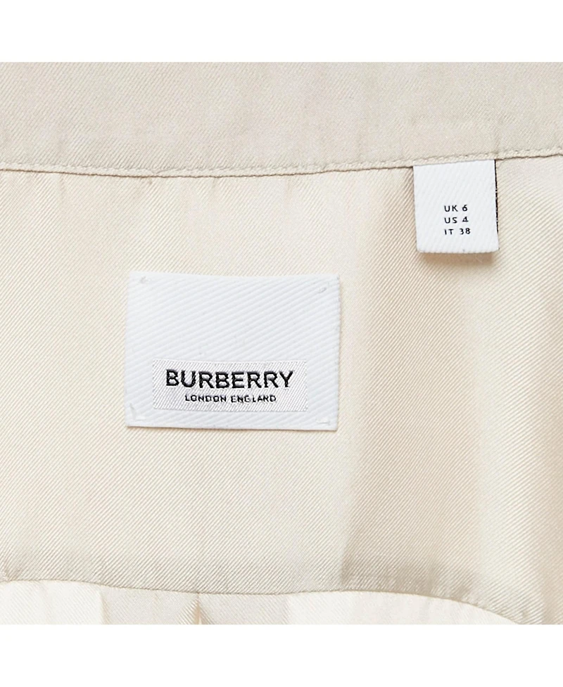 Pre-Owned Burberry Women's Arianna Monogram Print Silk Shirt