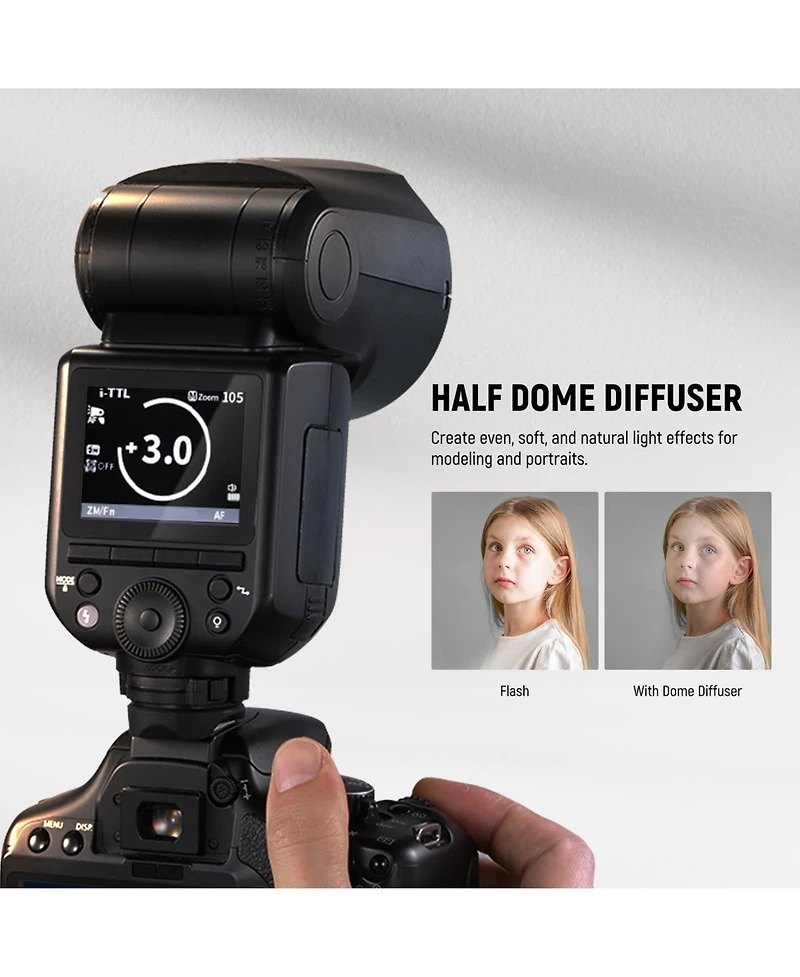 Neewer Z2-n Camera Flash with 3000mAh, Ttl for Nikon Cameras