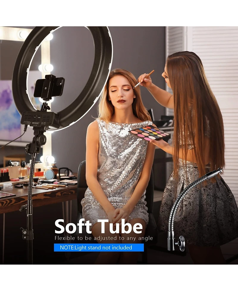 Neewer Ring Light with 55W, 240 LEDs, 5500K for Camera and Smartphones : Electronics