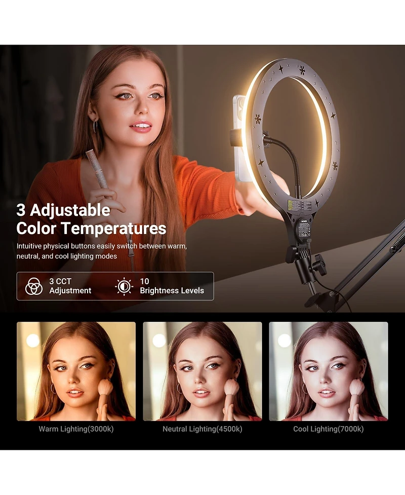 Neewer N31 Ring Light with 10W for select iPhone models