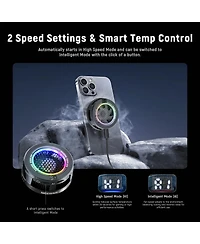 Neewer PA069 Magnetic Phone Cooler with Rgb for select iPhone and Android mobile devices