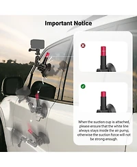 Neewer CA166 Camera Mounting Accessory with 2.2 lb for select GoPro, Dji and Insta360 action cameras