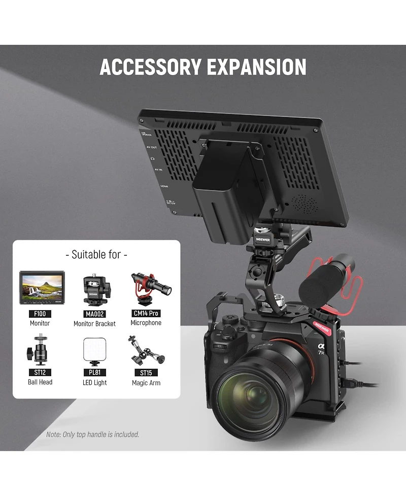 Neewer CA007 Camera Mounting Accessory for SmallRig Handles Camera Cages Video Rigs