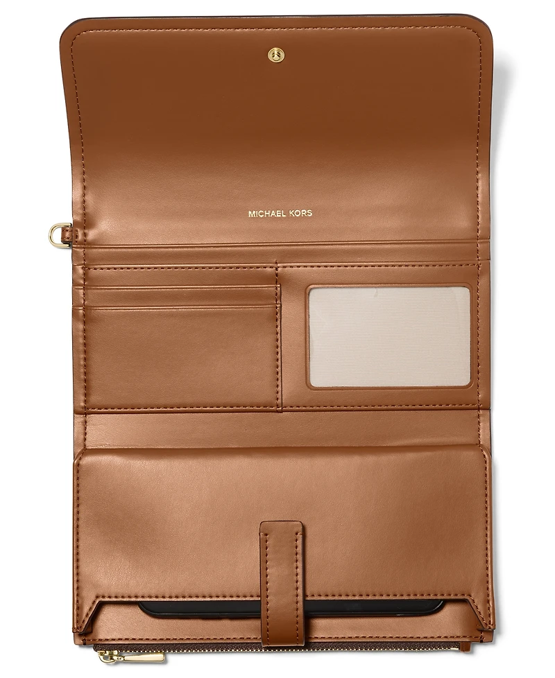 Michael Kors Jet Set Medium Flap Double Zip Wristlet