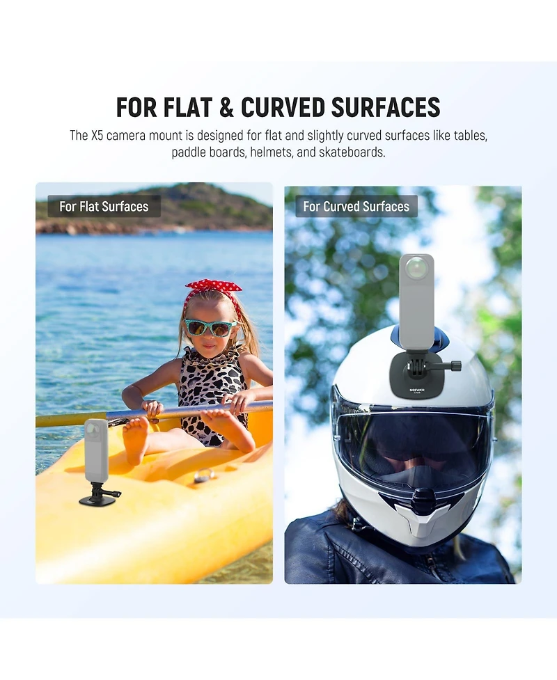 Neewer CA159 Camera Mounting Accessory for select GoPro, Dji and Insta360 action cameras