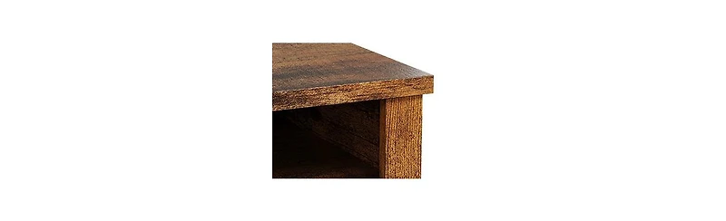 homfan 71 Double Dog Crate Furniture with Divider and 3 Drawers Extra Large Wooden Pet Kennel