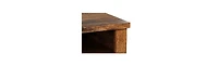 homfan 71 Double Dog Crate Furniture with Divider and 3 Drawers Extra Large Wooden Pet Kennel