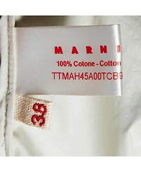 Pre-Owned Marni Women's Cotton Asymmetric Knot-Detail Sleeveless Top
