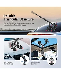Neewer CA075 Camera Mounting Accessory with 5 in for select GoPro, Dji and Insta360 action cameras