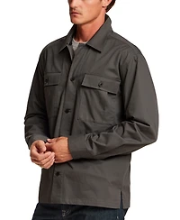 Vintage & Black Men's Twill Overshirt Jacket