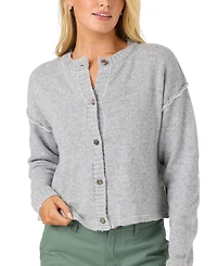 O'Neill Women's Button-Front Long-Sleeve Sweater Cardigan