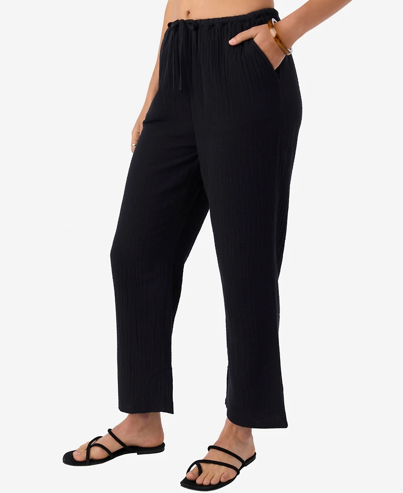 O'Neill Women's Brenda Pull-On Wide-Leg Pants