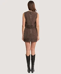 En Saison Women's Pauline Zipper Back Top