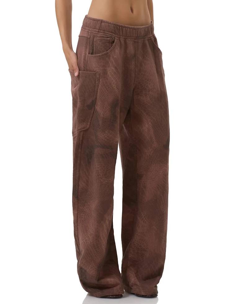 Afrm Women's Ryan Barrel-Leg Sweatpants