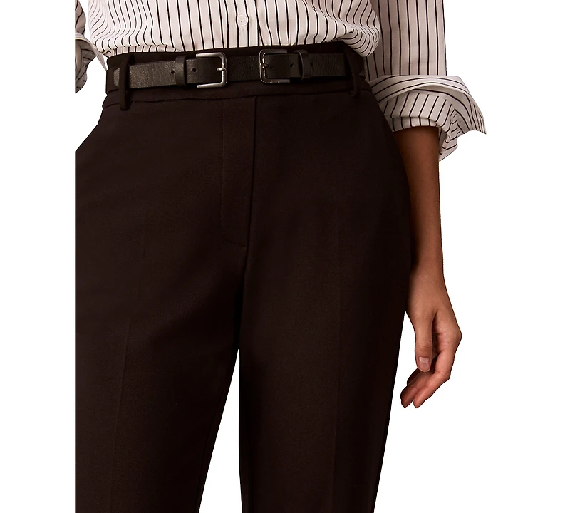 Calvin Klein Women's Hi Twist Compression High-Rise Bootcut Pants