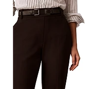 Calvin Klein Women's Hi Twist Compression High-Rise Bootcut Pants