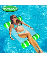 Aofar 2pcs Inflatable Pool Hammock Water Lounge Float