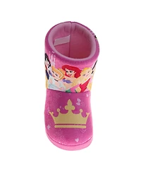 Disney Toddler (size 5-6 to 11-12 )Princess Belle Booties Warm, Fluffy, House Slippers