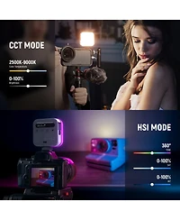 Neewer CRI96 Led Video Light with 2000mAh, 9000K, CRI96