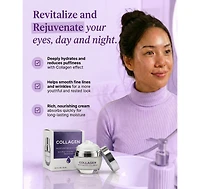 Lovery Collagen Moisturizing Eye Cream - Korean Skincare Firming and Hydrating Anti-Aging Eye Treatment