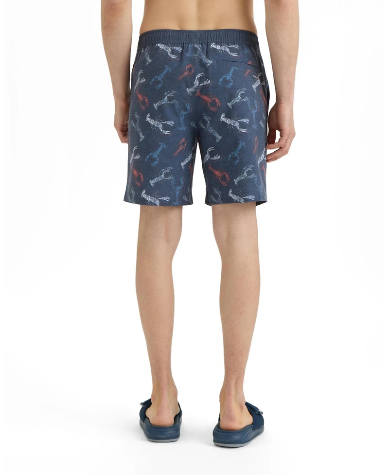 Salt Life Men's Men s Harbor Claws Printed Volley Boardshorts
