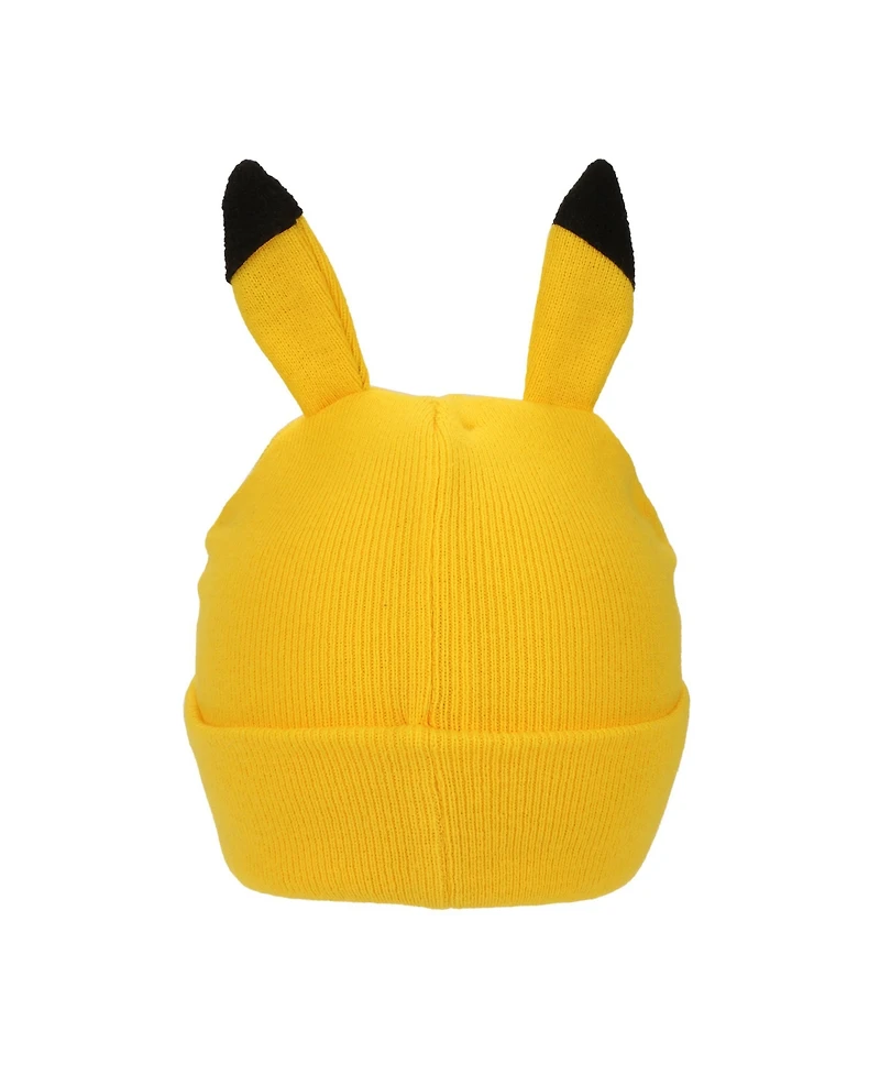 Pokemon Boys' and Girls' Embroidered Hat and Gloves, 2-Piece Set