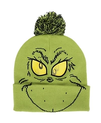 Bioworld Boys' and Girls' The Grinch Hat and Gloves, 2-Piece Set