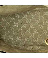 Pre-Owned Gucci Medium Bright Bit Convertible Tote Leather