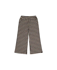 Deux par Little and Big Girl 6-14 Flare Pants Houndstooth
