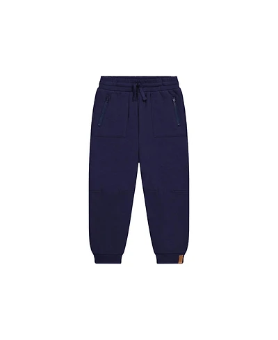 Deux par Deux Toddler Boy Fleece Sweatpants with Pockets