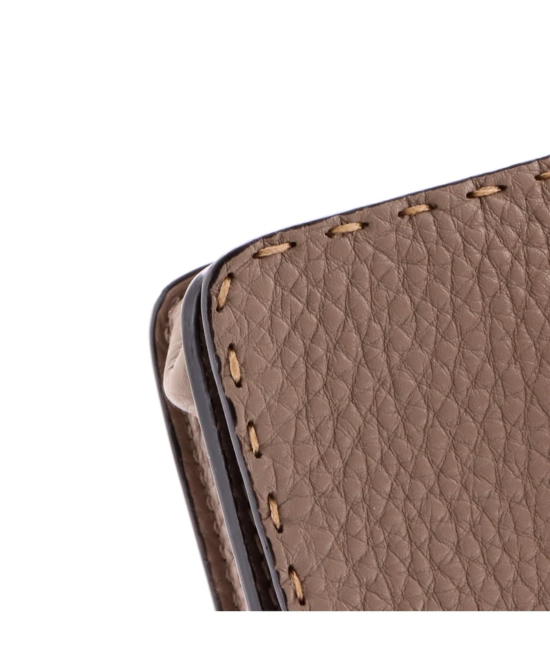 Pre-Owned Fendi Small Selleria Flap Crossbody Bag Selleria Leather