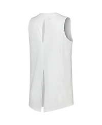 LevelWear Women's White Phoenix Suns Paisley Peekaboo Tank Top