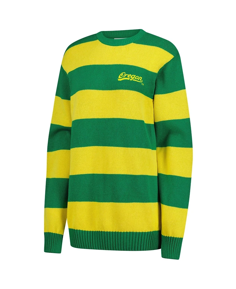 Uscape Apparel Men's and Women's Green Oregon Ducks Renew Knit Stadium Sweater