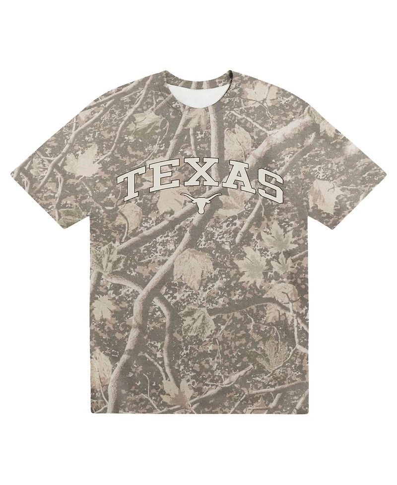 Uscape Apparel Men's Camo Texas Longhorns Back Bay Heavyweight T-Shirt