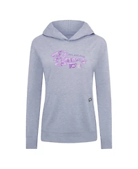 LevelWear Women's Heather Gray Philadelphia Flyers Hockey Fights Cancer Relay Pullover Hoodie