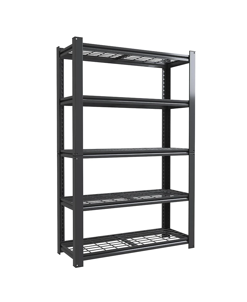 Viyet 72"H 5-Tier Metal Mesh Storage Rack