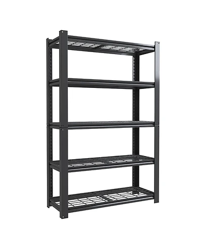 Viyet 72"H 5-Tier Metal Mesh Storage Rack