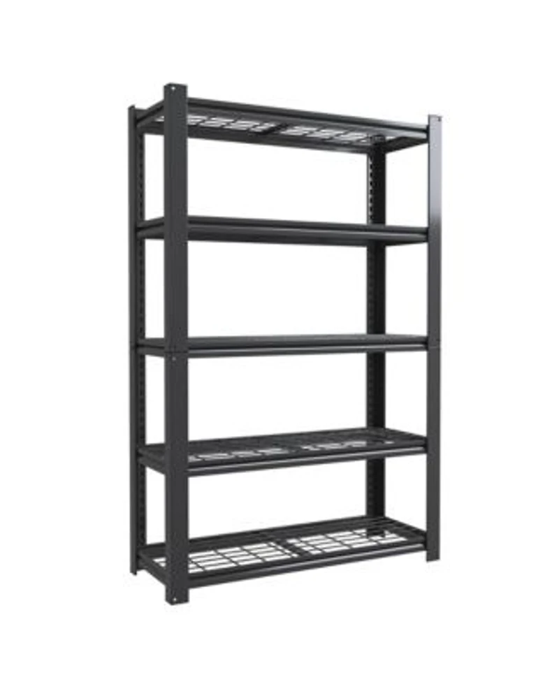 Viyet 72h 5 Tier Metal Mesh Storage Rack 2000lbs Heavy Duty Adjustable Wire Shelving