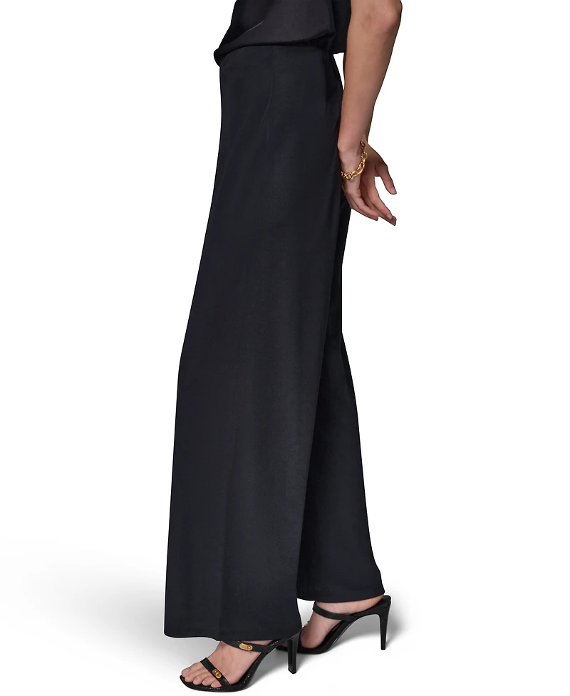 Donna Karan New York Women's Wide-Leg Jersey Pants