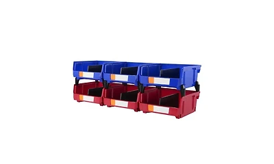 Viyet 6-Pack Stackable Storage Bins