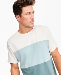 Sun + Stone Men's Short-Sleeve Tri Colorblock Cotton T-Shirt, Macy's Exclusive