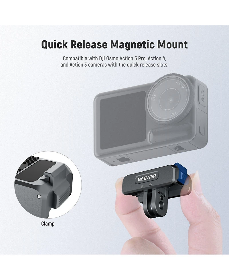 Neewer AC011 Camera Mounting Accessory for Dji Osmo 360 / Action 5 Pro/4/3